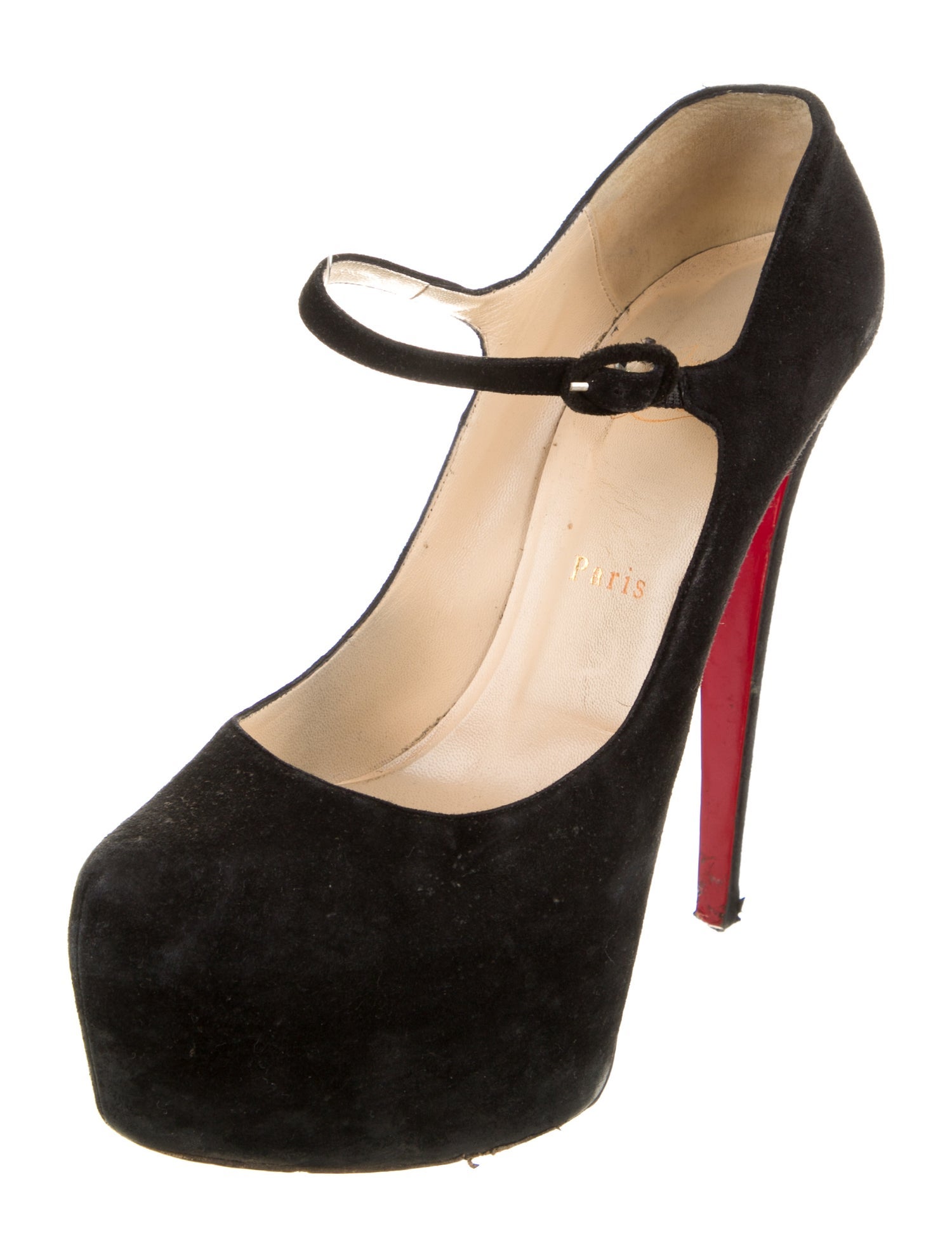 Christian Louboutin Lady Daffodile Suede Pumps