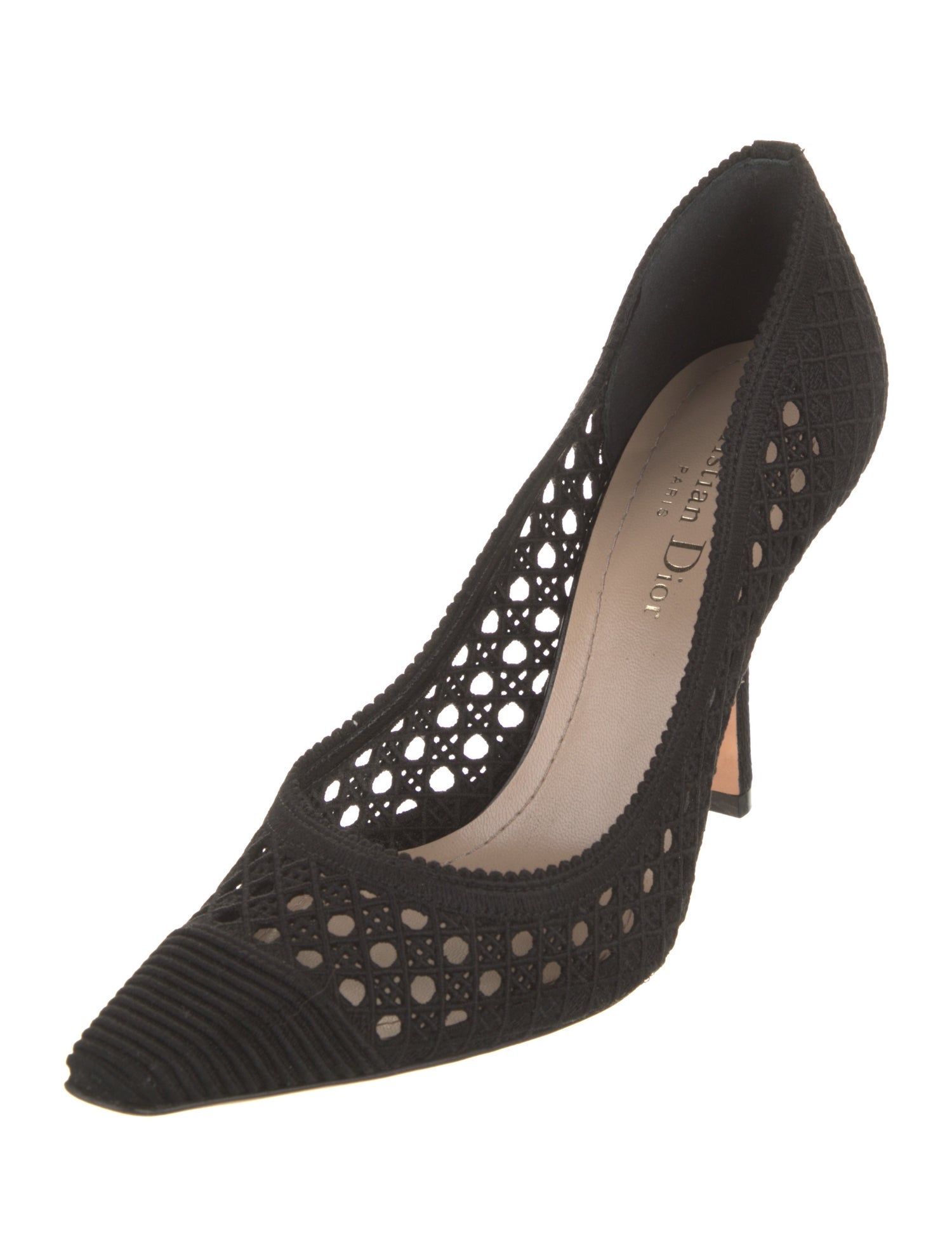 Christian Dior Capture Cannage Pattern Pumps