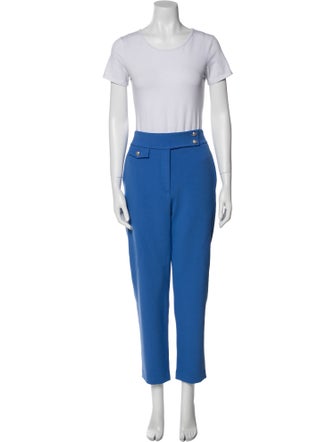 Christian Louboutin Leather Chain-Link Accents Riding Boots