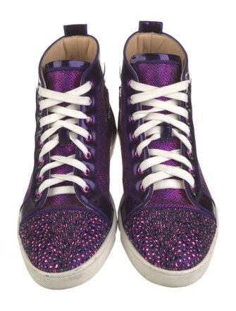 Christian Louboutin Glitter Patterned Sneakers
