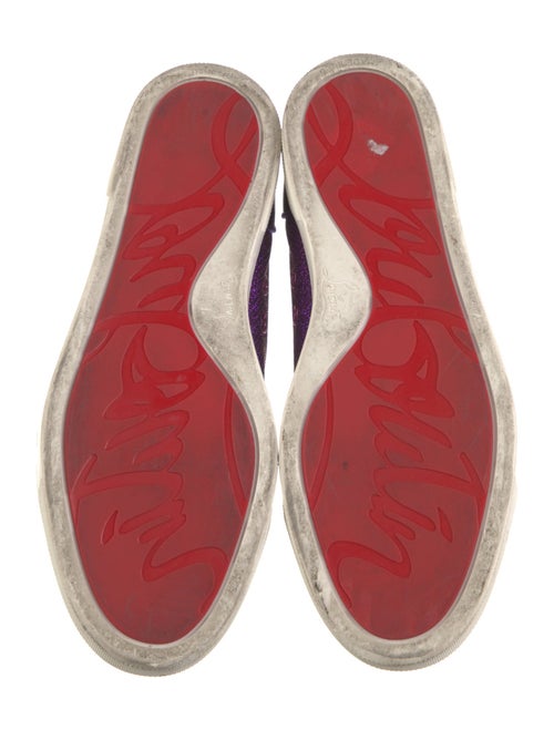 Christian Louboutin Glitter Patterned Sneakers