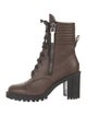 Christian Louboutin En Hiver Leather Combat Boots
