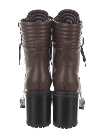 Christian Louboutin En Hiver Leather Combat Boots