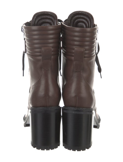 Christian Louboutin En Hiver Leather Combat Boots