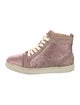 Christian Louboutin Suede Crystal Embellishments Sneakers