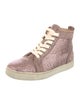 Christian Louboutin Suede Crystal Embellishments Sneakers