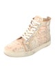 Christian Louboutin Python Animal Print Sneakers