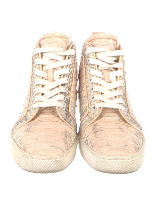 Christian Louboutin Python Animal Print Sneakers