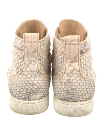 Christian Louboutin Python Animal Print Sneakers