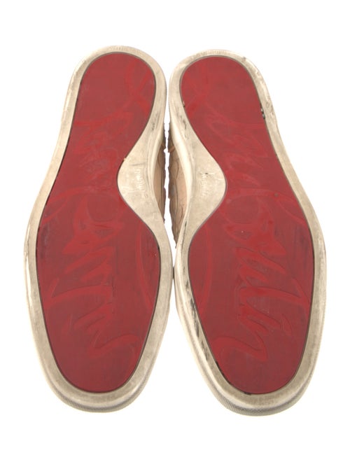 Christian Louboutin Python Animal Print Sneakers