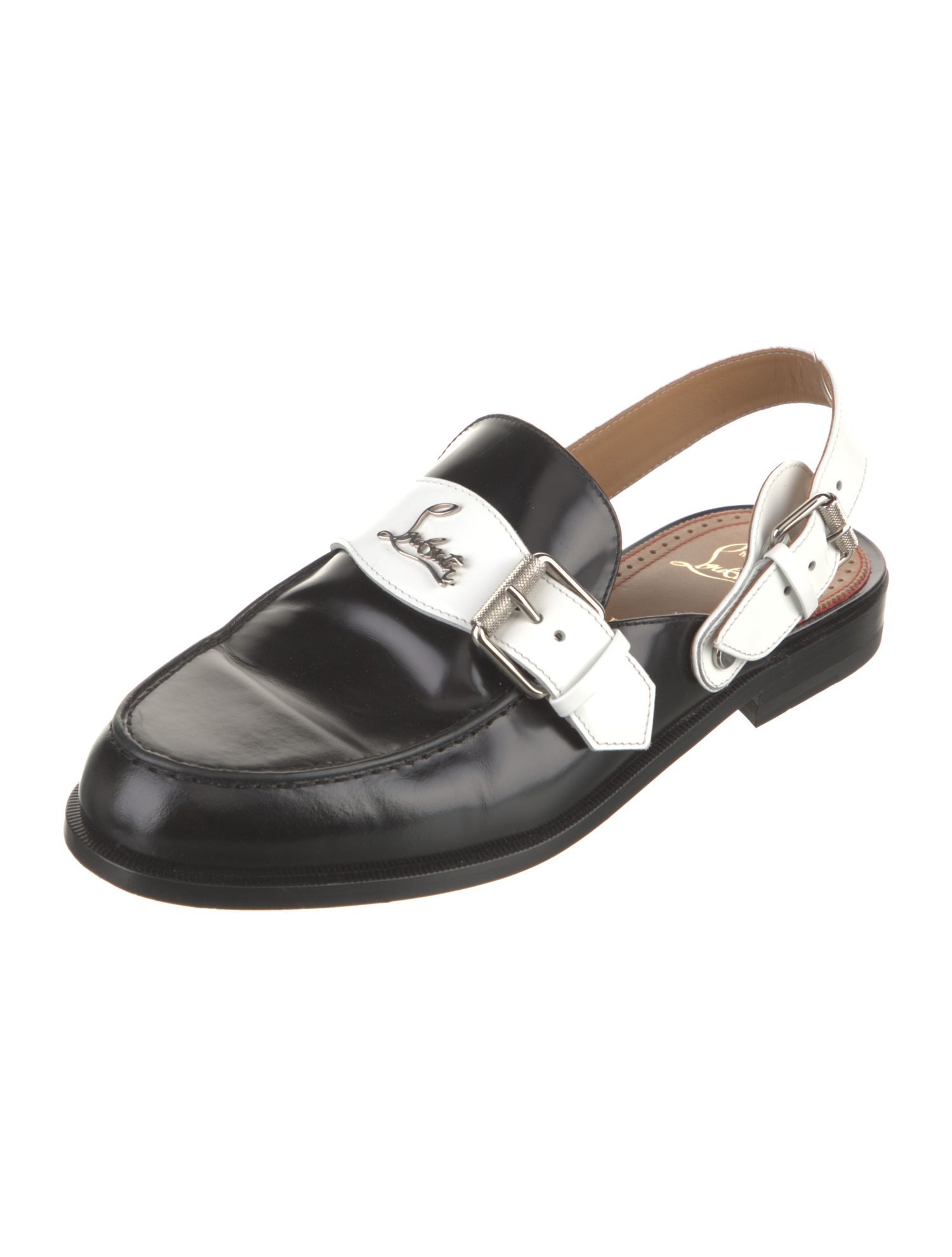 Christian Louboutin Leather Slingback Flats