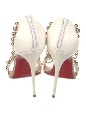 Christian Louboutin Gypsnadal 100 Napa Leather Sandals