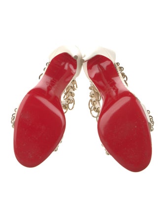 Christian Louboutin Gypsnadal 100 Napa Leather Sandals