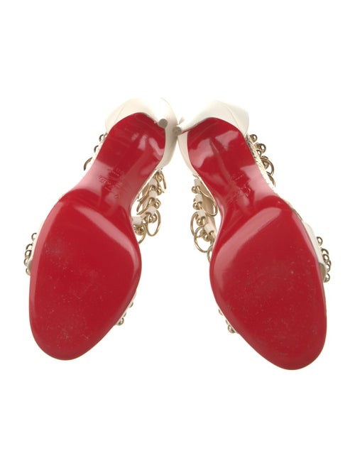 Christian Louboutin Gypsnadal 100 Napa Leather Sandals