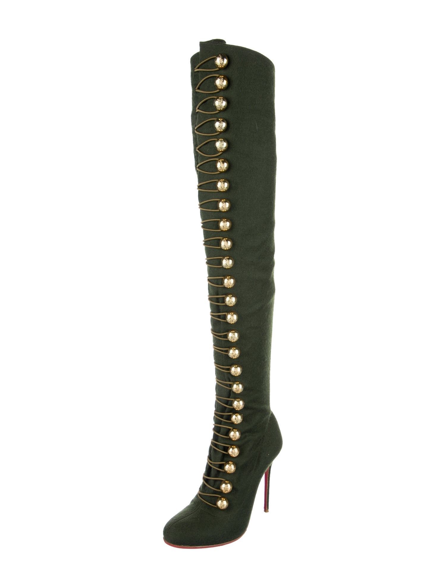 Christian Louboutin Lace-Up Boots