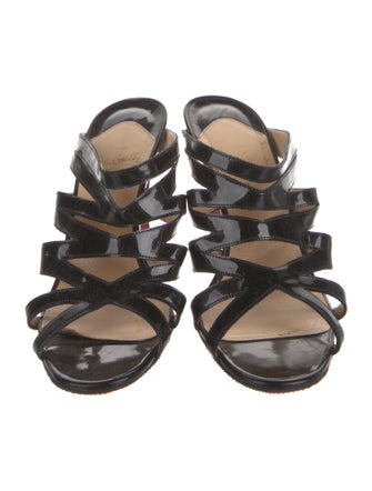 Christian Louboutin Patent Leather Slides