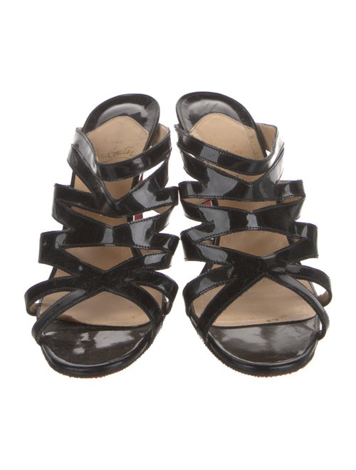 Christian Louboutin Patent Leather Slides
