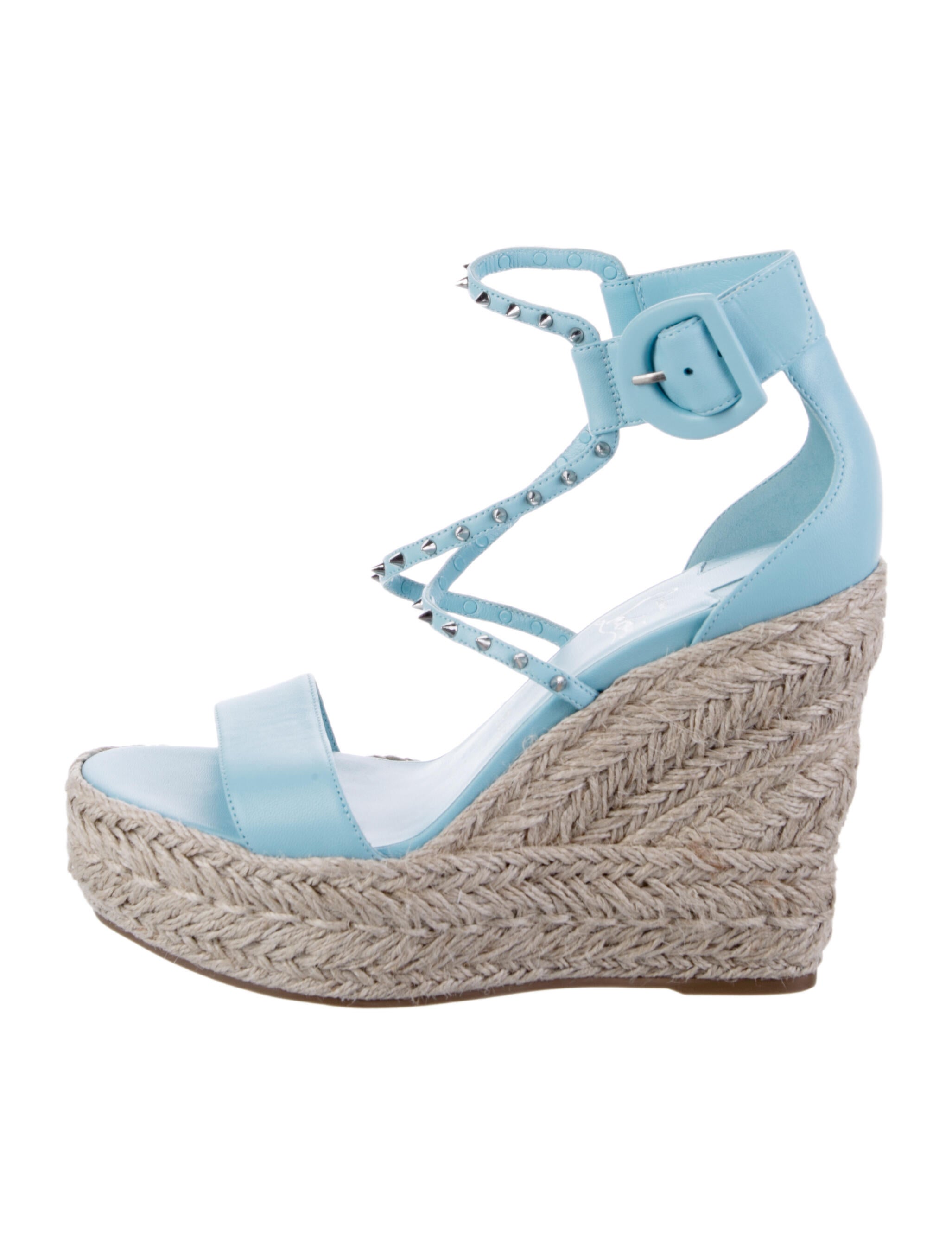 Christian Louboutin chocazeppa Spike Accents Espadrilles