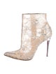 Christian Louboutin Lace Lace Pattern Boots