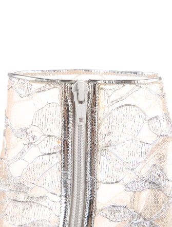 Christian Louboutin Lace Lace Pattern Boots