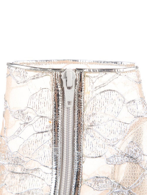 Christian Louboutin Lace Lace Pattern Boots