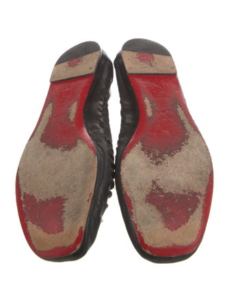 Christian Louboutin Leather Ballet Flats
