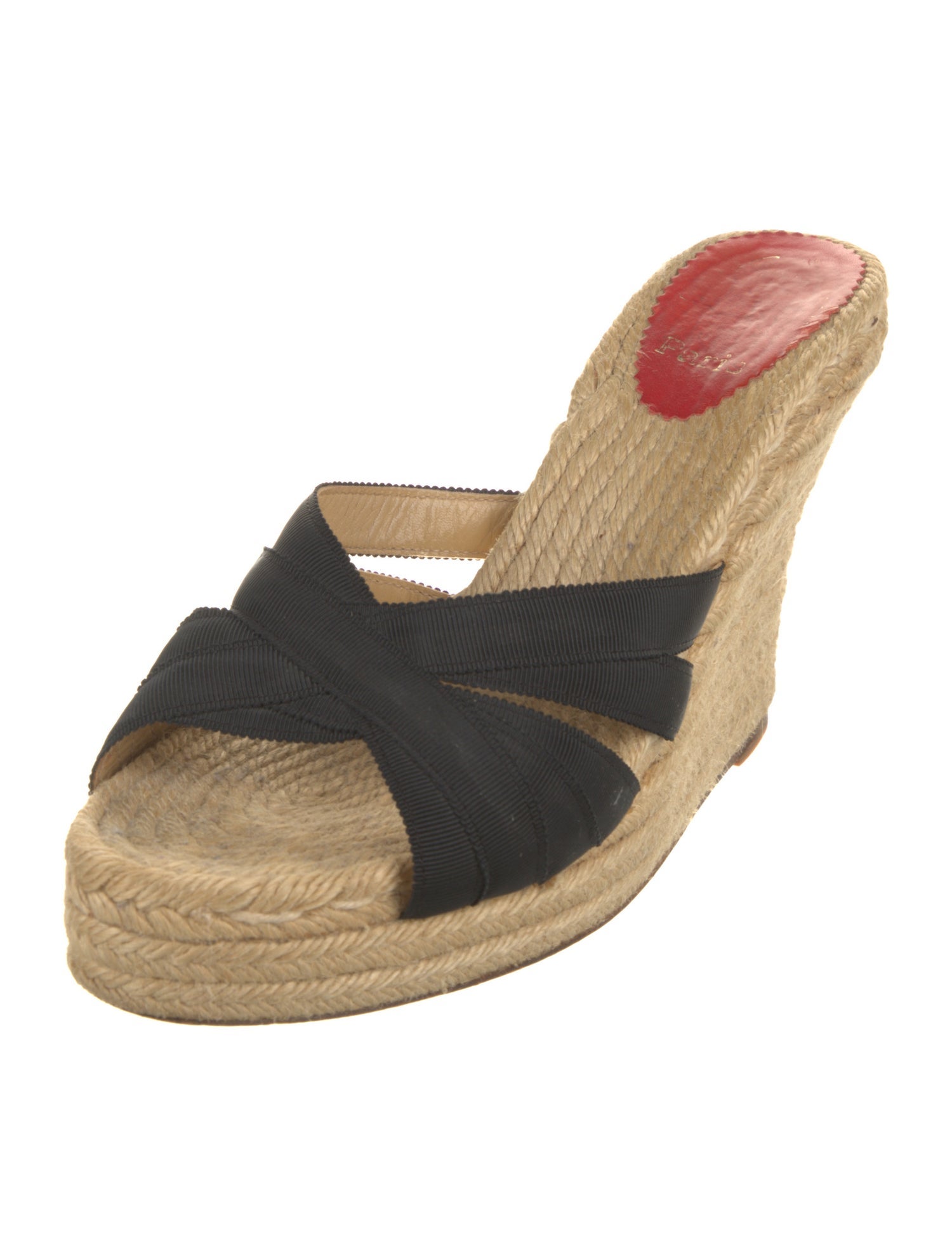 Christian Louboutin Grosgrain Trim Espadrilles