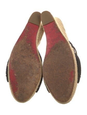 Christian Louboutin Grosgrain Trim Espadrilles