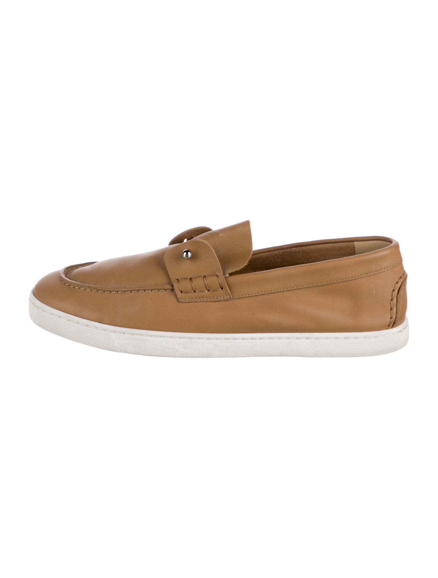 Christian Louboutin Chambeliboat Leather Boat Shoes