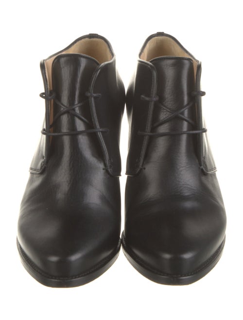 Christian Louboutin Leather Lace-Up Boots