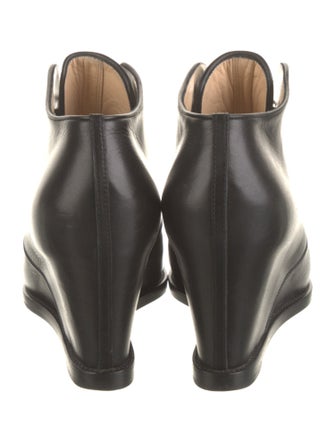 Christian Louboutin Leather Lace-Up Boots