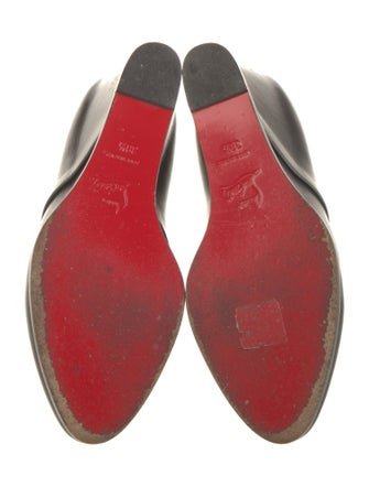 Christian Louboutin Leather Lace-Up Boots