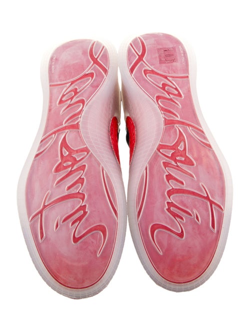 Christian Louboutin Suede Printed Sneakers