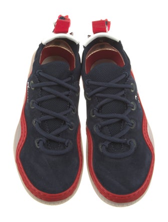 Christian Louboutin Suede Printed Sneakers