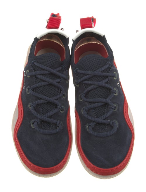 Christian Louboutin Suede Printed Sneakers