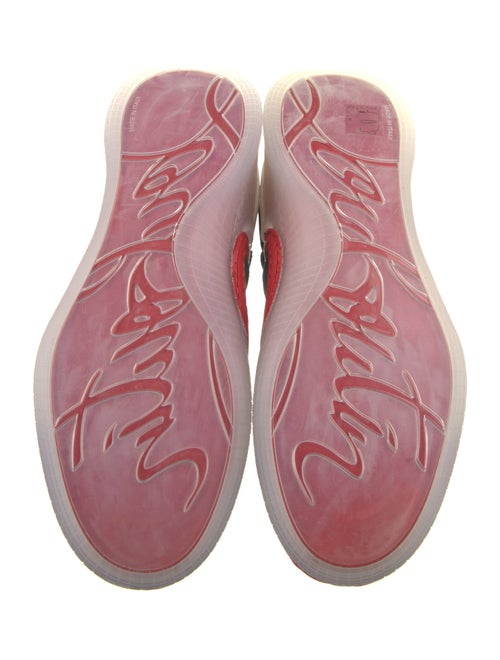 Christian Louboutin Suede Printed Sneakers