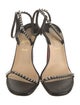 Christian Louboutin Spike Accents Leather Sandals