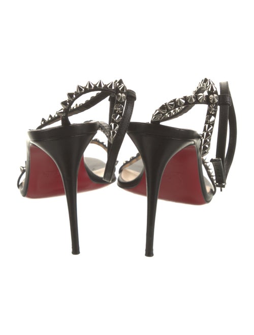 Christian Louboutin Spike Accents Leather Sandals