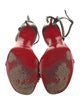Christian Louboutin Spike Accents Leather Sandals