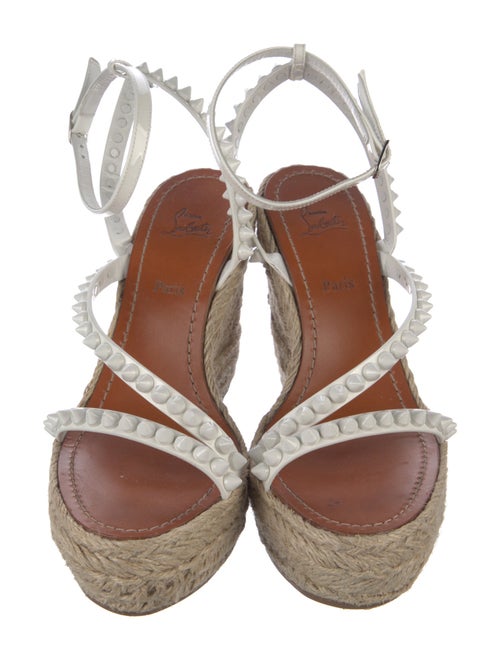Christian Louboutin Mafaldina 120 Spike Accents Espadrilles
