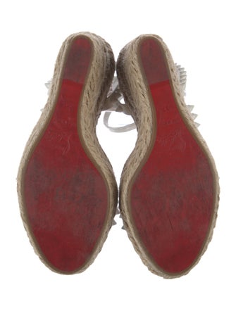 Christian Louboutin Mafaldina 120 Spike Accents Espadrilles