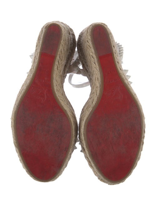 Christian Louboutin Mafaldina 120 Spike Accents Espadrilles