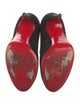 Christian Louboutin Suede Cutout Accent Pumps