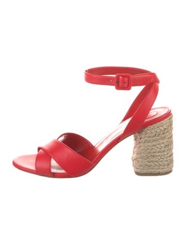 Christian Louboutin Sandals Summer Mariza Leather Espadrilles IT 42 | 12