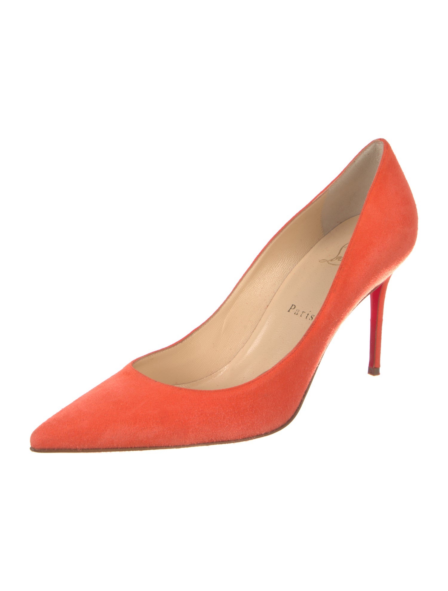 Christian Louboutin Decollete Suede Pumps