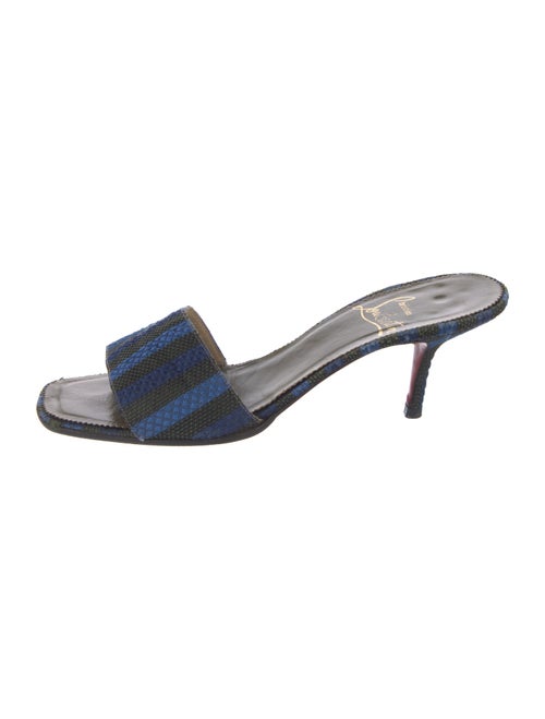 Christian Louboutin Milady Striped Slides