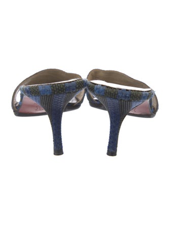 Christian Louboutin Milady Striped Slides