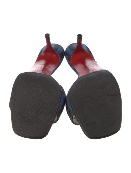 Christian Louboutin Milady Striped Slides