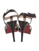 Christian Louboutin Leather T-Strap Sandals