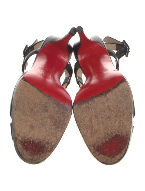 Christian Louboutin Leather T-Strap Sandals